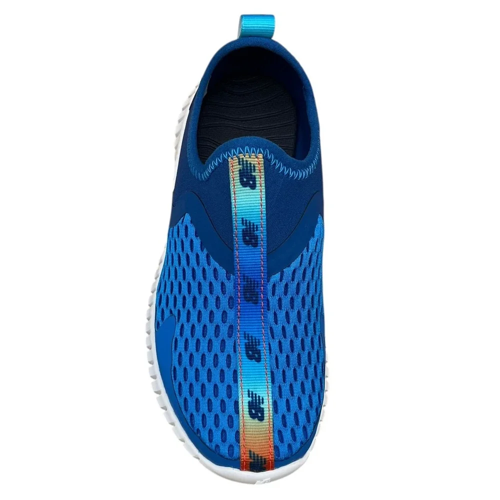 New Balance Little Boys Aqua Drift Slip on Water Shoes 13 Wide Blue Sporty Style